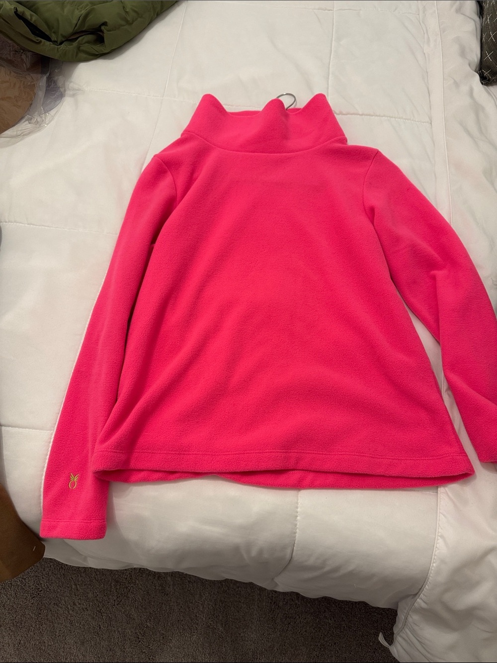 Dudley Stephens Bright Pink Fleece Pullover Hoodie